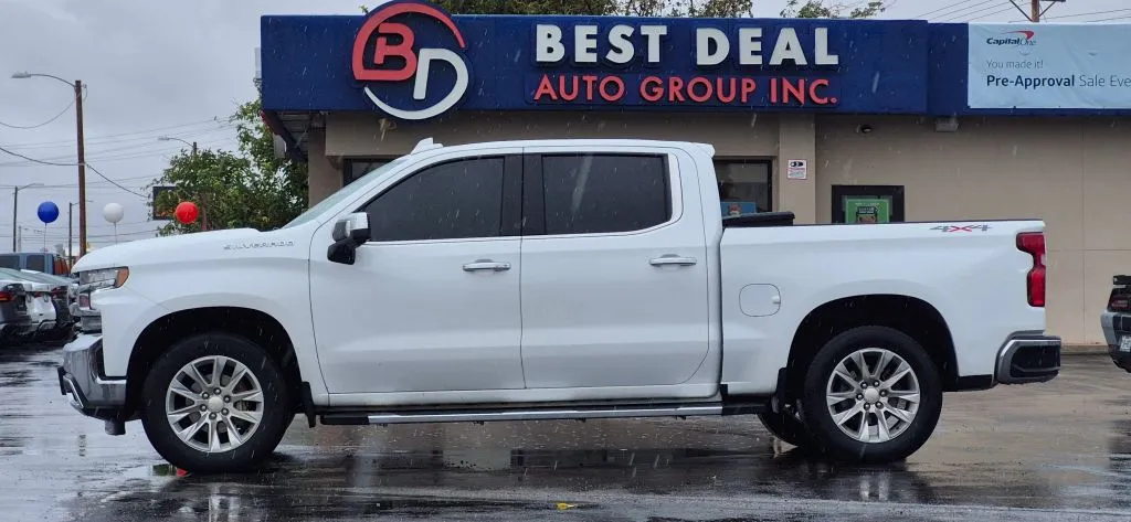 White 2022 Chevrolet Silverado 1500 Limited Crew Cab LTZ Pickup 4D 5 3/4 ft for sale in El Paso, TX