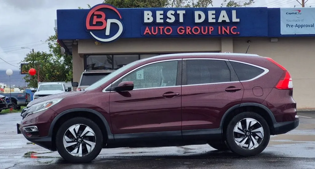 Red 2015 Honda CR-V Touring Sport Utility 4D for sale in El Paso, TX