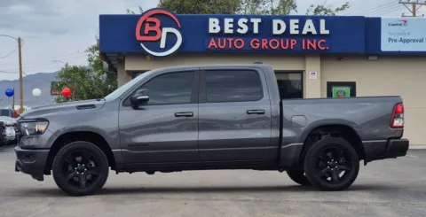 Gray 2022 Ram 1500 Crew Cab Big Horn Pickup 4D 5 1/2 ft for sale in El Paso, TX