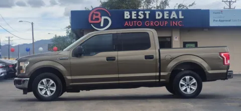 Brown 2015 Ford F-150 SuperCrew Cab XLT Pickup 4D 5 1/2 ft for sale in El Paso, TX
