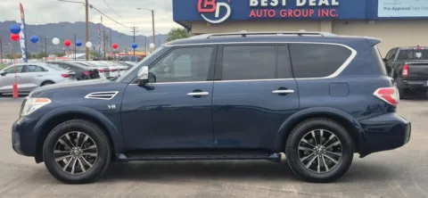Another view of 2019 Nissan Armada Platinum Sport Utility 4D for sale in El Paso, TX at Best Deal Auto Group