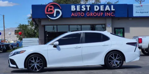 White 2023 Toyota Camry SE Sedan 4D for sale in El Paso, TX