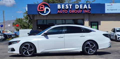 White 2022 Honda Accord Sport Sedan 4D for sale in El Paso, TX