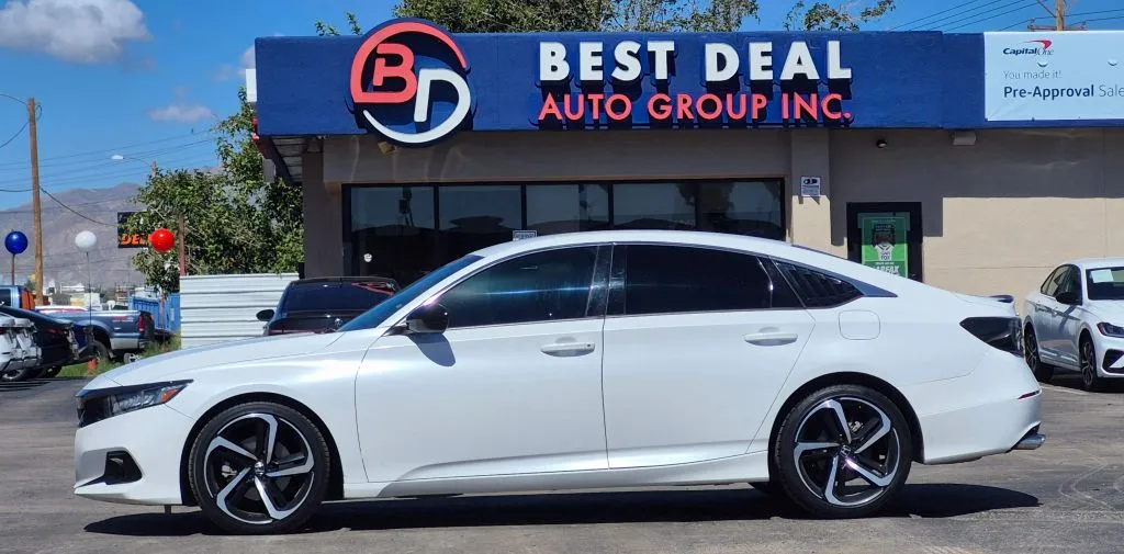 White 2022 Honda Accord Sport Sedan 4D for sale in El Paso, TX