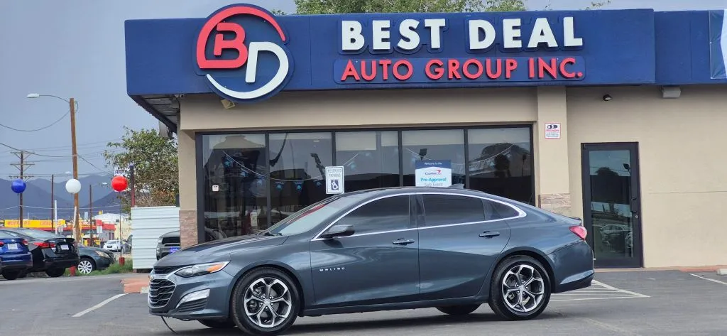 Gray 2021 Chevrolet Malibu LT Sedan 4D for sale in El Paso, TX