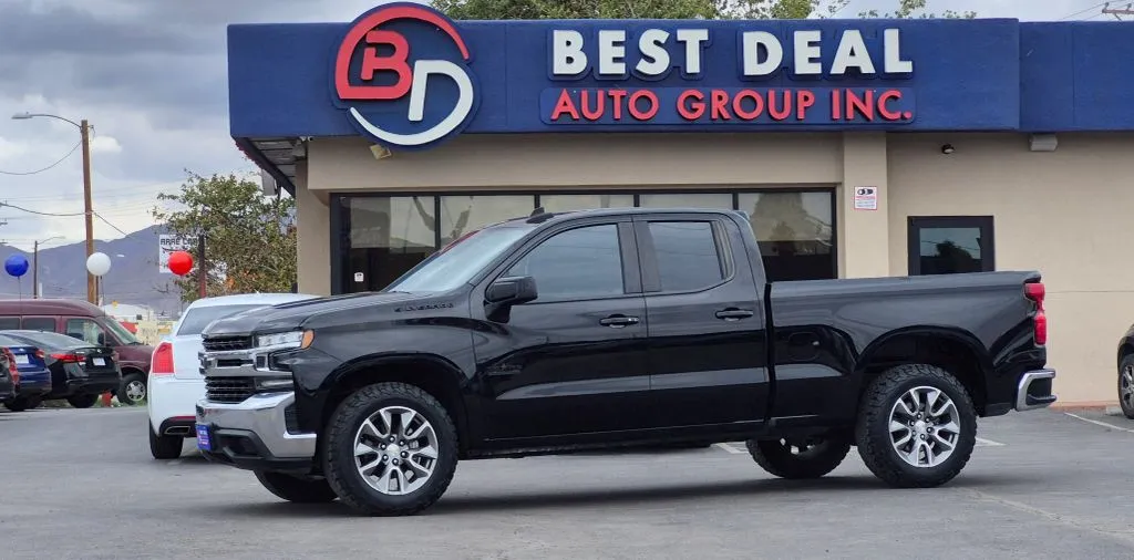 Black 2020 Chevrolet Silverado 1500 Double Cab LT Pickup 4D 6 1/2 ft for sale in El Paso, TX