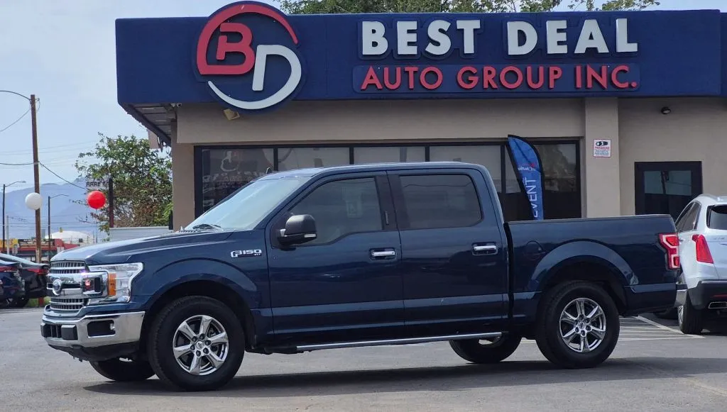 Blue 2019 Ford F-150 SuperCrew Cab XLT Pickup 4D 5 1/2 ft for sale in El Paso, TX