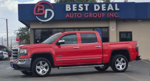 Red 2016 GMC Sierra 1500 Crew Cab SLT Pickup 4D 5 3/4 ft for sale in El Paso, TX