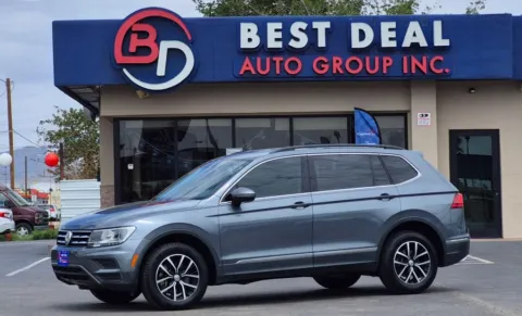 Gray 2021 Volkswagen Tiguan SE Sport Utility 4D for sale in El Paso, TX