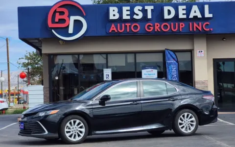 Black 2022 Toyota Camry LE Sedan 4D for sale in El Paso, TX