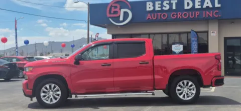 Another view of 2021 Chevrolet Silverado 1500 Crew Cab Custom Pickup 4D 5 3/4 ft for sale in El Paso, TX at Best Deal Auto Group
