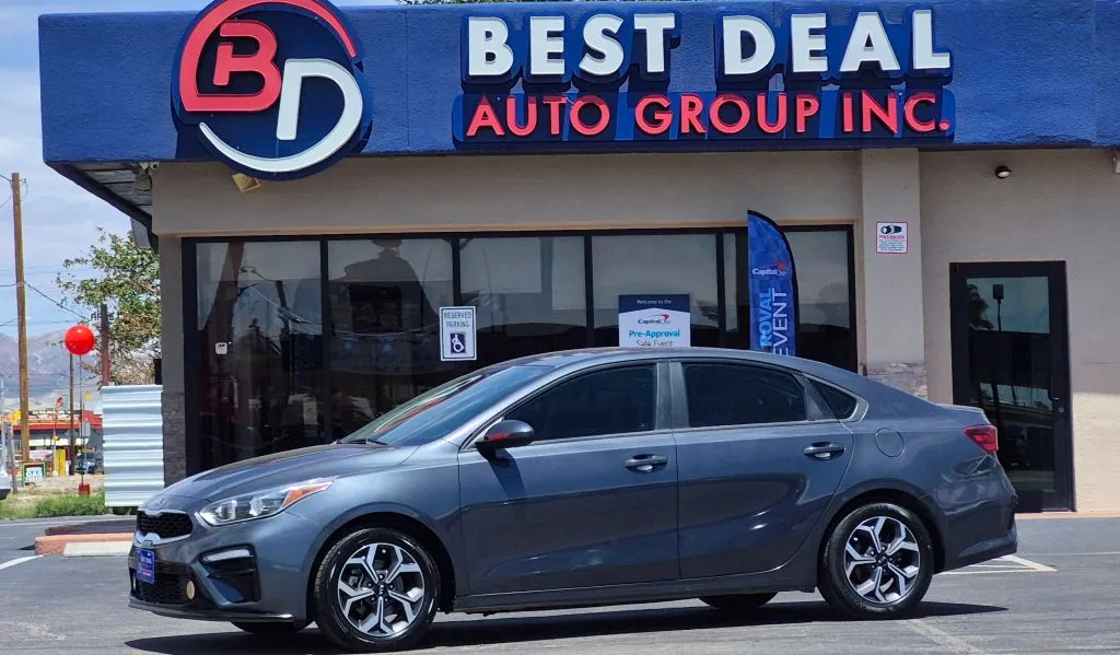 Gray 2021 Kia Forte LXS Sedan 4D for sale in El Paso, TX