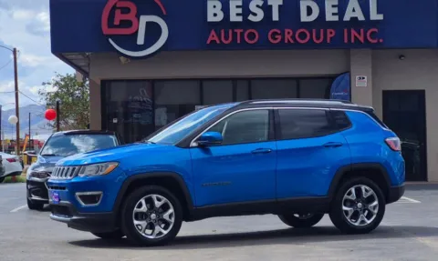 Blue 2019 Jeep Compass Limited Sport Utility 4D for sale in El Paso, TX