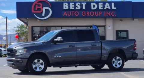 Gray 2019 Ram 1500 Crew Cab Big Horn Pickup 4D 5 1/2 ft for sale in El Paso, TX