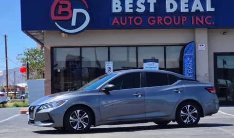 Gray 2021 Nissan Sentra SV Sedan 4D for sale in El Paso, TX