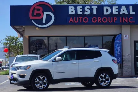 White 2020 Jeep Compass Limited Sport Utility 4D for sale in El Paso, TX