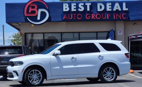 White 2021 Dodge Durango GT Plus Sport Utility 4D for sale in El Paso, TX