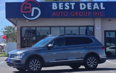 Gray 2021 Volkswagen Tiguan SE Sport Utility 4D for sale in El Paso, TX
