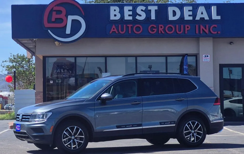 Gray 2021 Volkswagen Tiguan SE Sport Utility 4D for sale in El Paso, TX