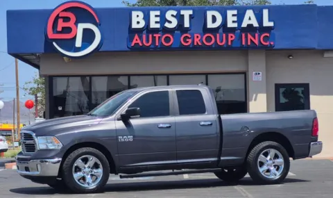 Gray 2017 Ram 1500 Quad Cab Big Horn Pickup 4D 6 1/3 ft for sale in El Paso, TX