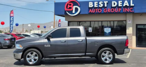 Another view of 2017 Ram 1500 Quad Cab Big Horn Pickup 4D 6 1/3 ft for sale in El Paso, TX at Best Deal Auto Group