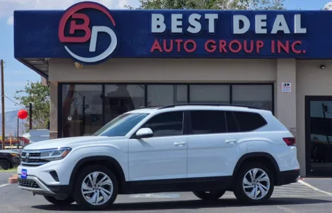 White 2022 Volkswagen Atlas SE 4Motion w/Tech Pkg Sport Utility 4D for sale in El Paso, TX