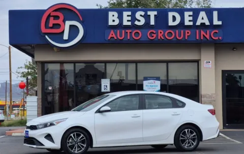 White 2023 Kia Forte LXS Sedan 4D for sale in El Paso, TX