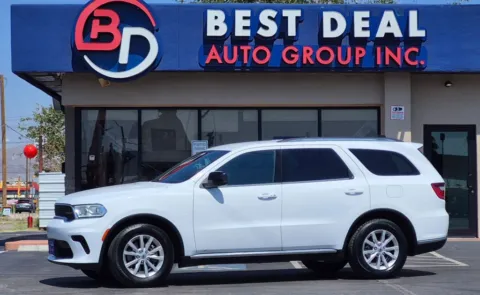White 2023 Dodge Durango SXT Sport Utility 4D for sale in El Paso, TX