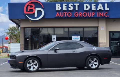 Gray 2021 Dodge Challenger SXT Coupe 2D for sale in El Paso, TX