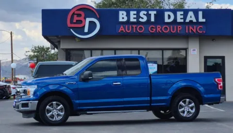 Blue 2018 Ford F-150 Super Cab XLT Pickup 4D 6 1/2 ft for sale in El Paso, TX