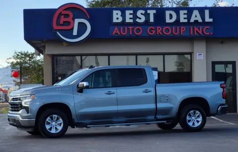 Gray 2024 Chevrolet Silverado 1500 Crew Cab LT Pickup 4D 6 1/2 ft for sale in El Paso, TX