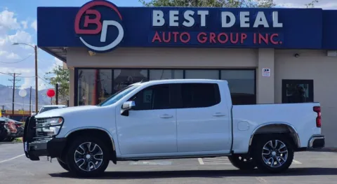 White 2020 Chevrolet Silverado 1500 Crew Cab LT Pickup 4D 5 3/4 ft for sale in El Paso, TX