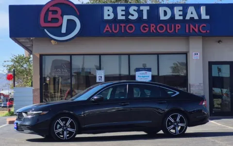 Black 2024 Honda Accord Hybrid Sport Sedan 4D for sale in El Paso, TX