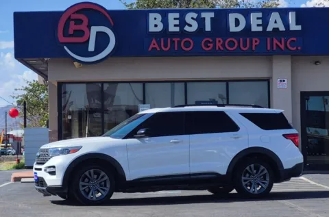 White 2022 Ford Explorer XLT Sport Utility 4D for sale in El Paso, TX
