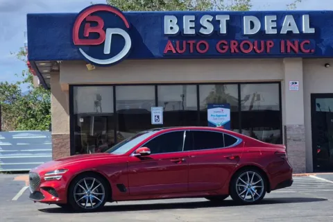 Red 2022 Genesis G70 2.0T Sedan 4D for sale in El Paso, TX