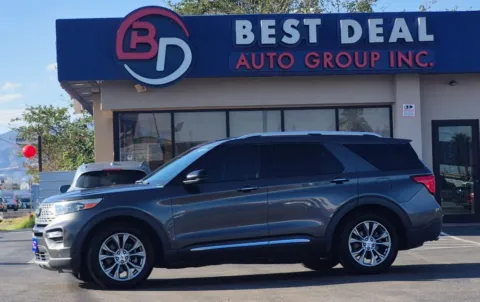 Gray 2020 Ford Explorer Limited Sport Utility 4D for sale in El Paso, TX