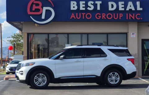 White 2020 Ford Explorer XLT Sport Utility 4D for sale in El Paso, TX