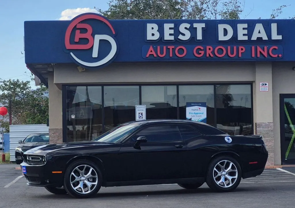 Black 2015 Dodge Challenger SXT Plus Coupe 2D for sale in El Paso, TX