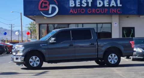 Gray 2017 Ford F-150 SuperCrew Cab XLT Pickup 4D 5 1/2 ft for sale in El Paso, TX
