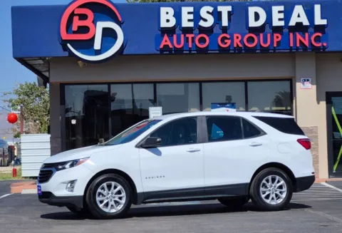 White 2021 Chevrolet Equinox LS Sport Utility 4D for sale in El Paso, TX