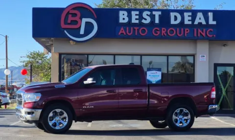 Red 2022 Ram 1500 Quad Cab Big Horn Pickup 4D 6 1/3 ft for sale in El Paso, TX