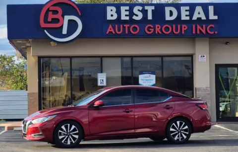 Red 2022 Nissan Sentra SV Sedan 4D for sale in El Paso, TX