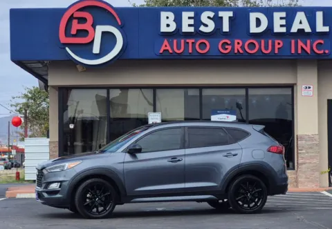 Gray 2019 Hyundai Tucson Night Sport Utility 4D for sale in El Paso, TX