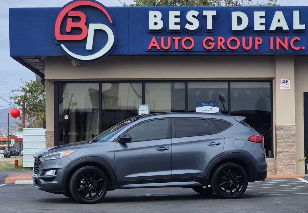 Gray 2019 Hyundai Tucson Night Sport Utility 4D for sale in El Paso, TX