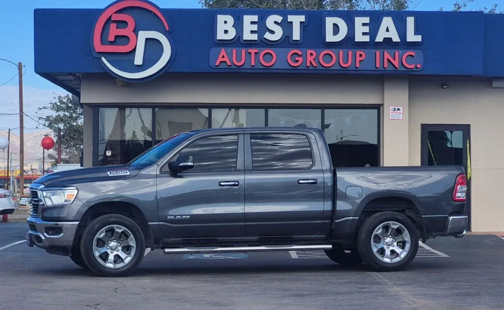 Gray 2019 Ram 1500 Crew Cab Big Horn Pickup 4D 5 1/2 ft for sale in El Paso, TX