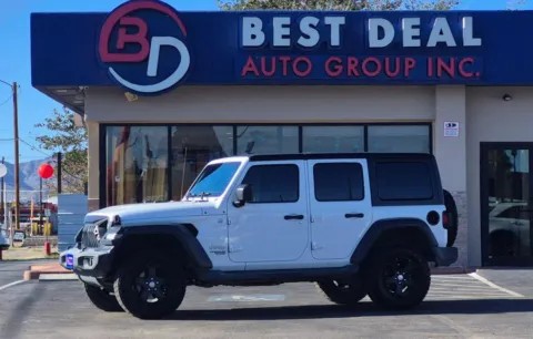 White 2018 Jeep Wrangler Unlimited All New Sport S Sport Utility 4D for sale in El Paso, TX