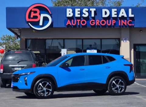Blue 2024 Chevrolet Trax 1RS Sport Utility 4D for sale in El Paso, TX