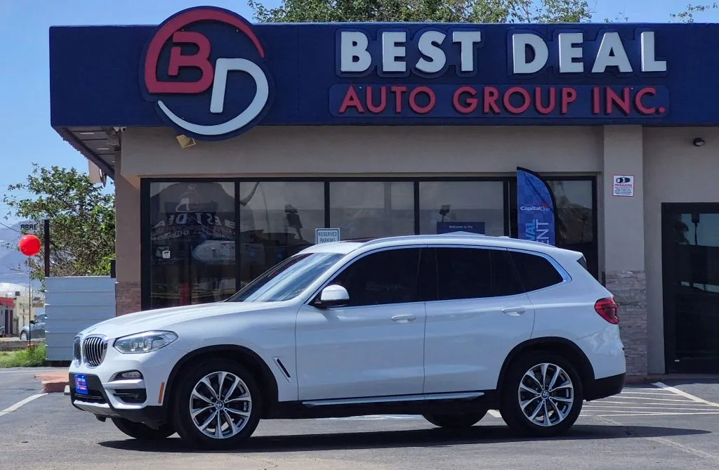 White 2019 BMW X3 sDrive30i Sport Utility 4D for sale in El Paso, TX