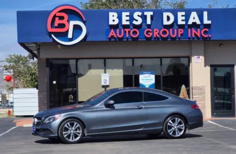 Gray 2017 Mercedes-Benz C-Class C 300 Coupe 2D for sale in El Paso, TX