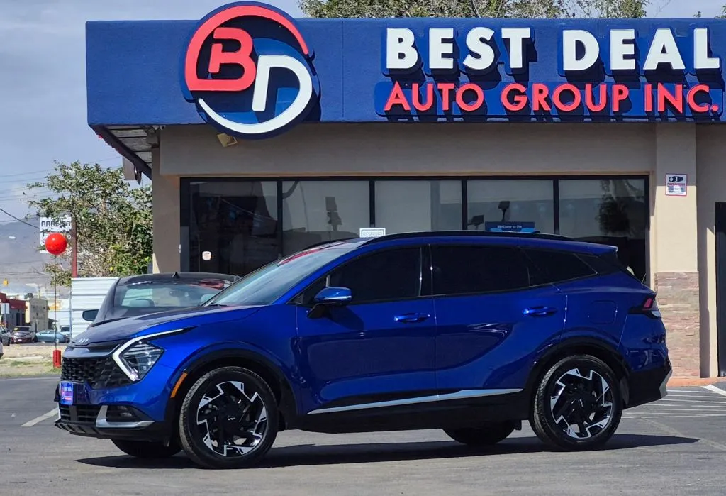 Blue 2023 Kia Sportage SX Prestige Sport Utility 4D for sale in El Paso, TX